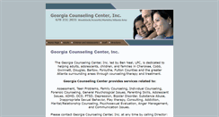 Desktop Screenshot of gacounselingcenter.com